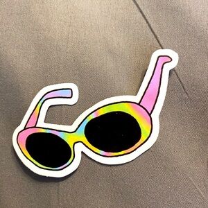 🌈20/$12🌈 Tye Dye Sunglasses Sticker